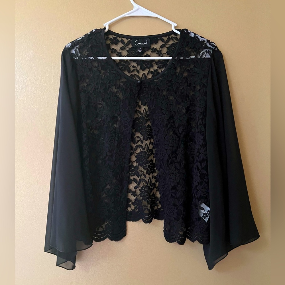 Black Woman’s Coverup with lace
